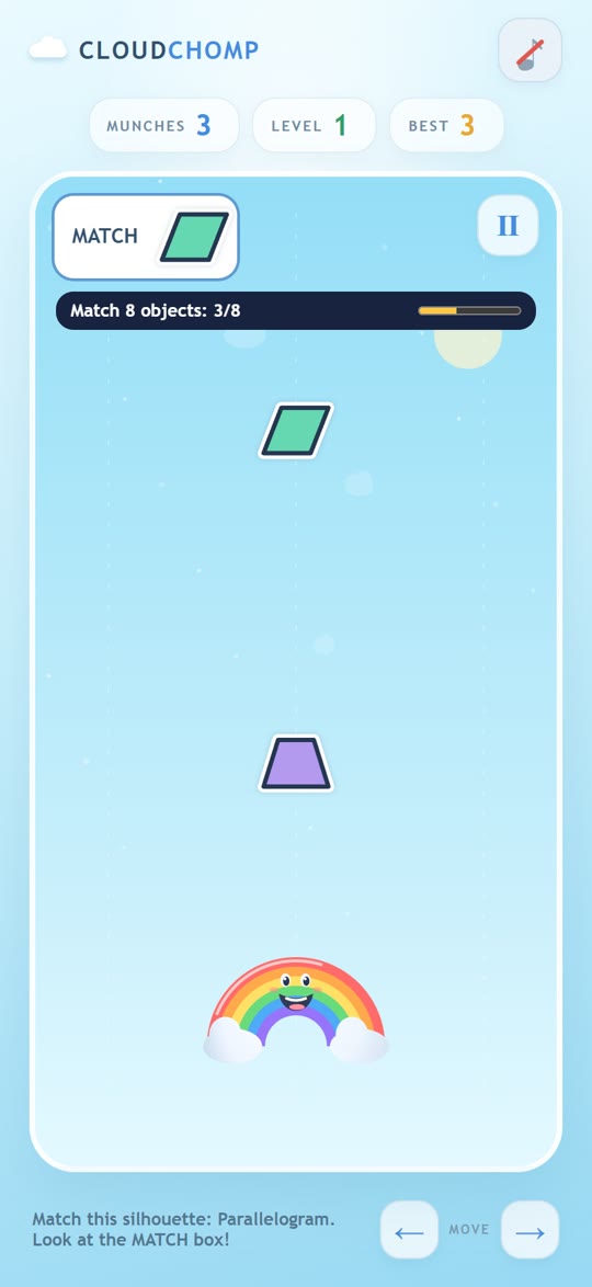 Bold, bright polygons